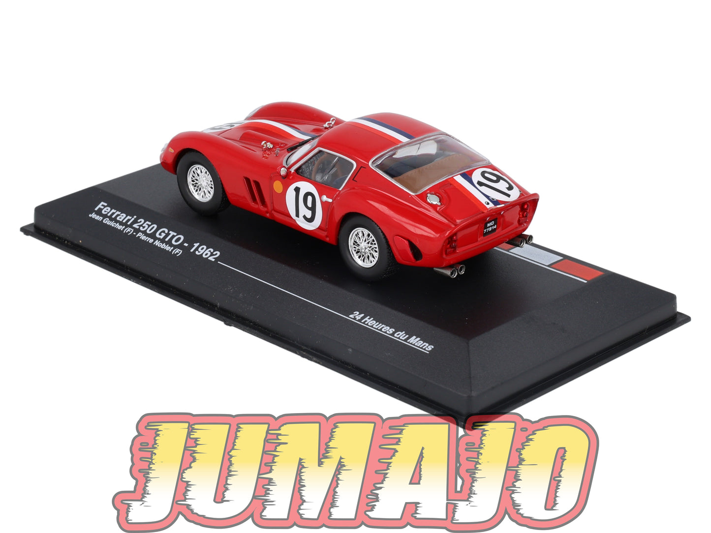 MS15 1/43 IXO Altaya 24H Du Mans FERRARI 250 GTO J.Guichet 1962 #19