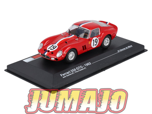 MS15 1/43 IXO Altaya 24H Du Mans FERRARI 250 GTO J.Guichet 1962 #19