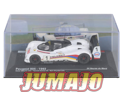 MS17 1/43 IXO Altaya 24H Le mans PEUGEOT 905 WINNER 1992 D Warwick #1