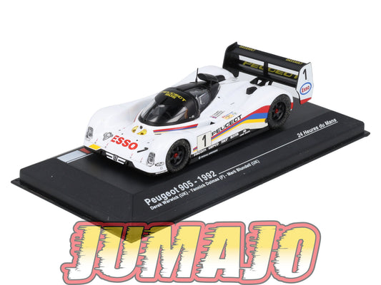 MS17 1/43 IXO Altaya 24H Le mans PEUGEOT 905 WINNER 1992 D Warwick #1