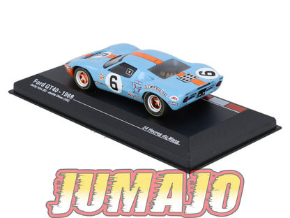 MS18 1/43 IXO Altaya 24H du Mans FORD GT40 J.Ickx 1969 #6