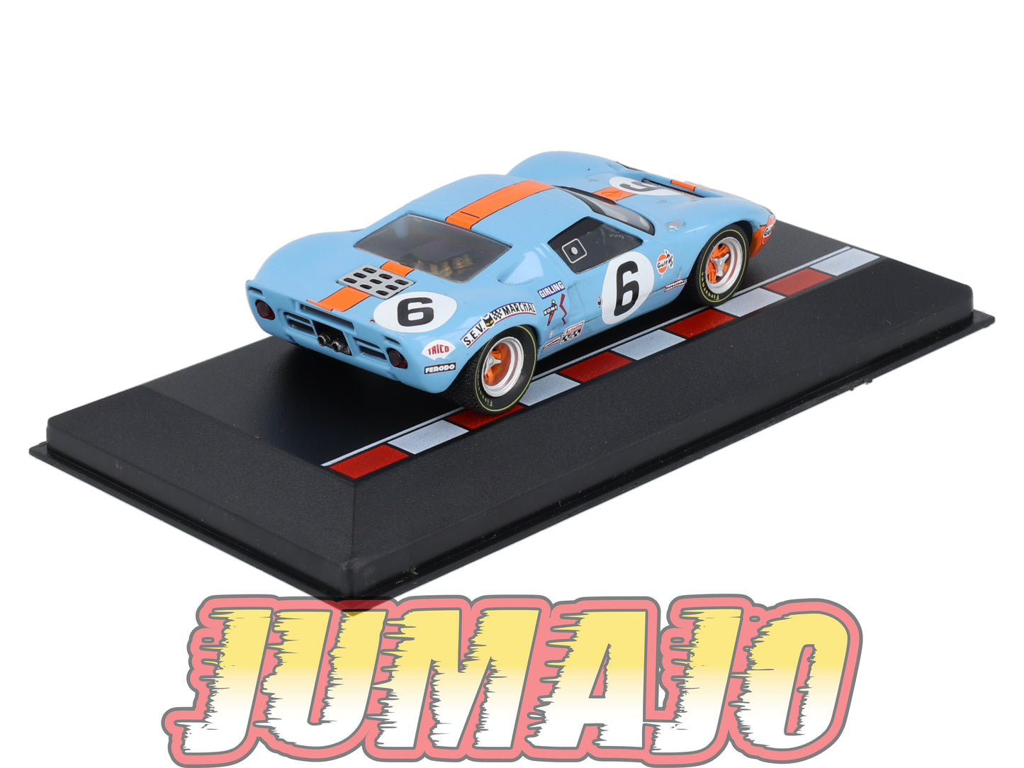 MS18 1/43 IXO Altaya 24H du Mans FORD GT40 J.Ickx 1969 #6