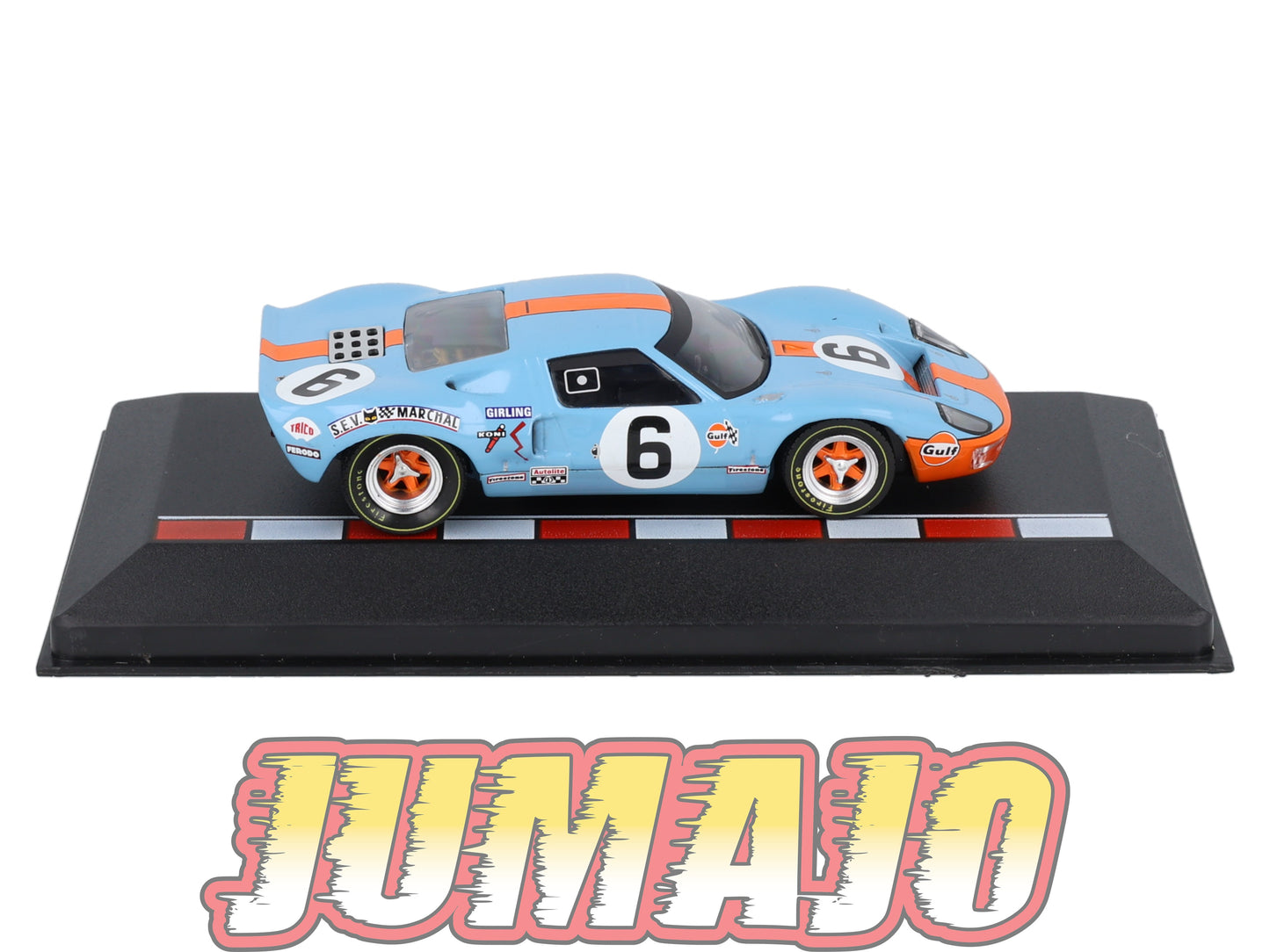 MS18 1/43 IXO Altaya 24H du Mans FORD GT40 J.Ickx 1969 #6