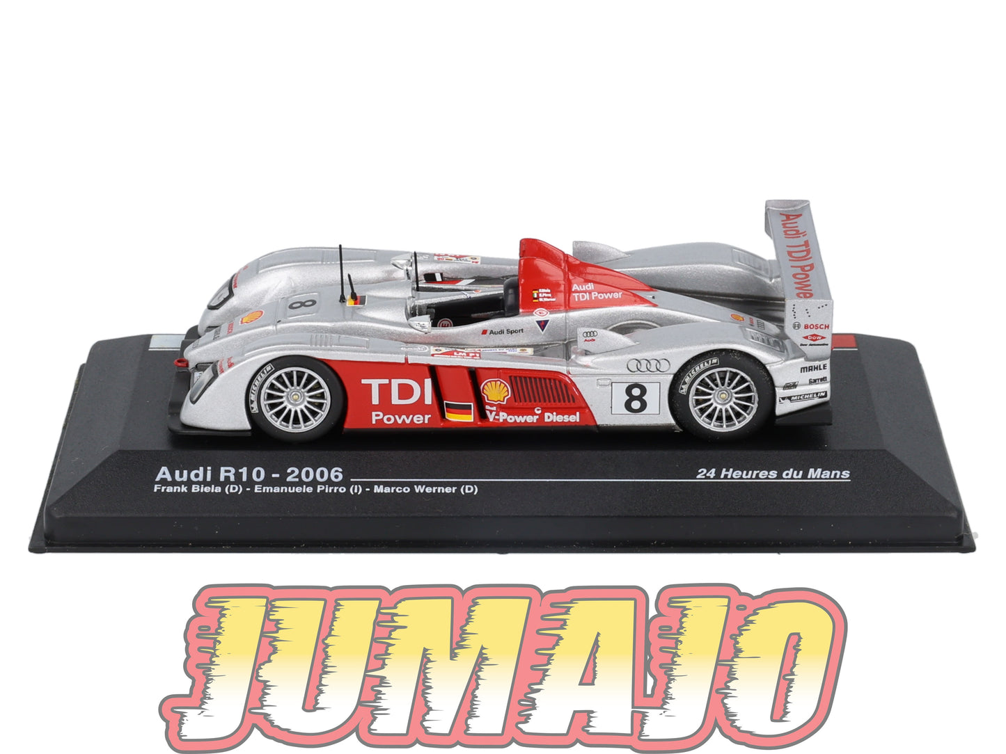 MS20 1/43 IXO Altaya 24H Du Mans AUDI R10 WINNER 2006 F.Biela #8