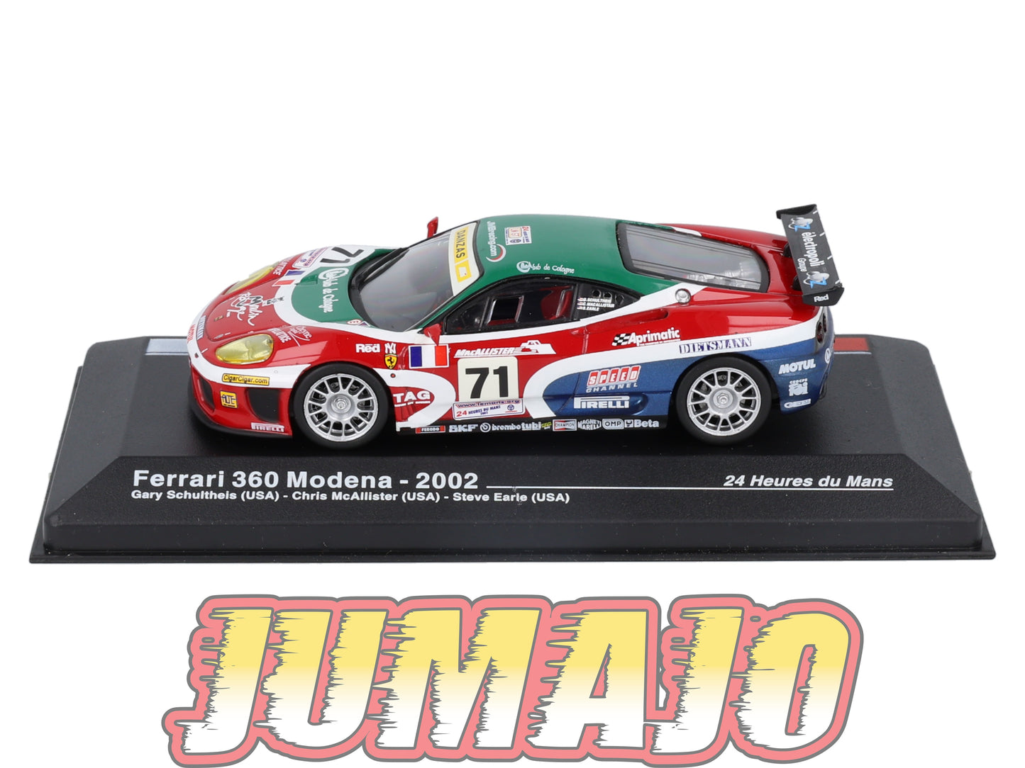 MS23 1/43 IXO Altaya 24H Le mans FERRARI 360 Modena 2002 G.Schultheis #71