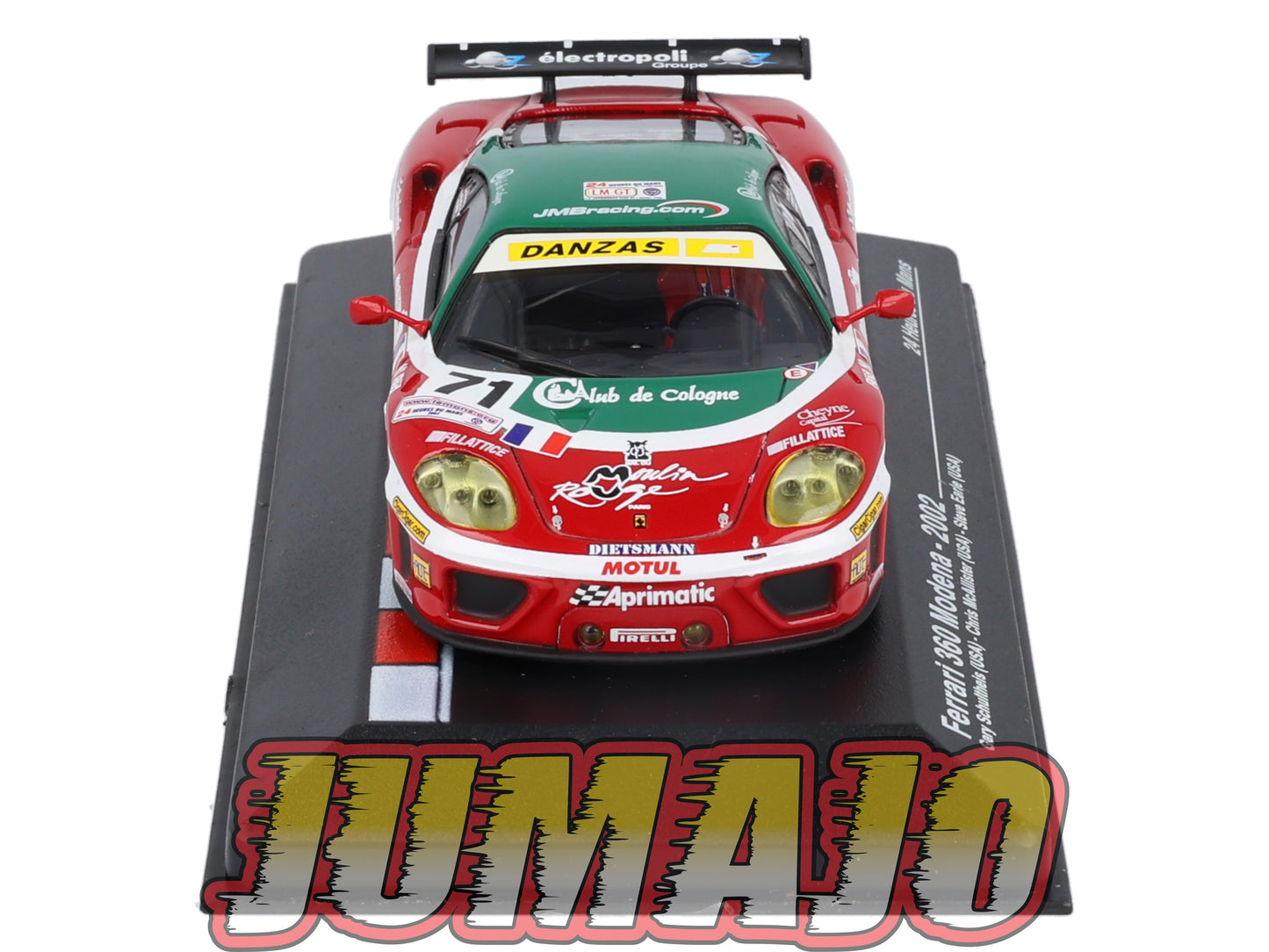 MS23 1/43 IXO Altaya 24H Le mans FERRARI 360 Modena 2002 G.Schultheis #71