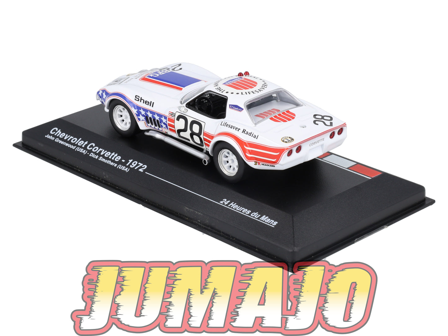 MS26 1/43 IXO Altaya 24H Du Mans CHEVROLET Corvette J.Greenwood 1972 #28