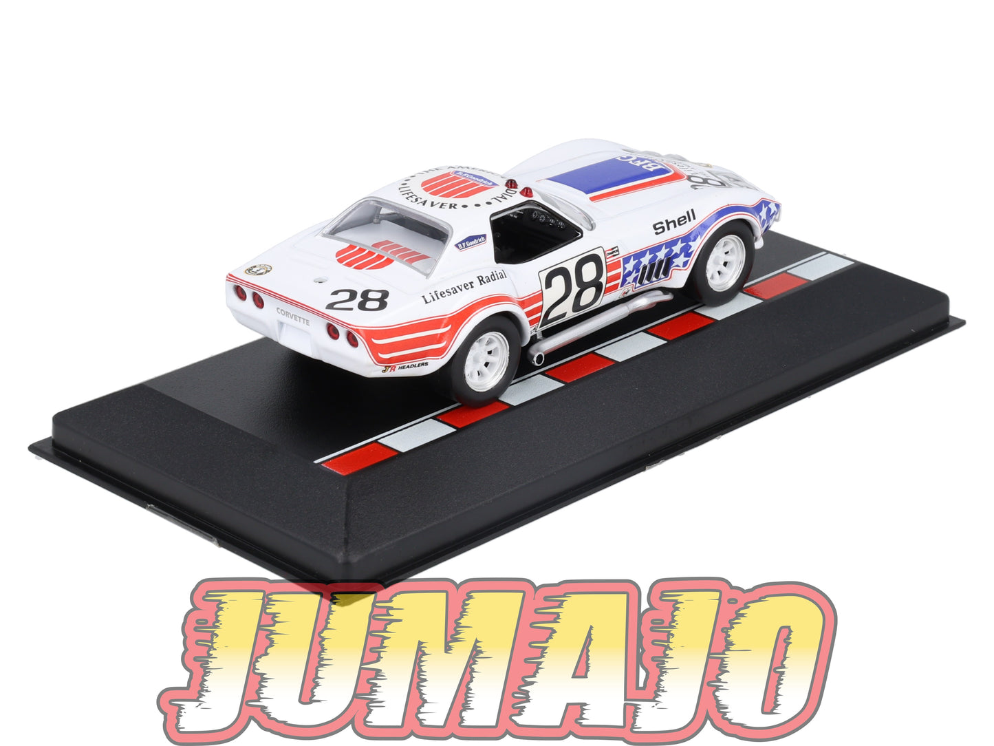 MS26 1/43 IXO Altaya 24H Du Mans CHEVROLET Corvette J.Greenwood 1972 #28