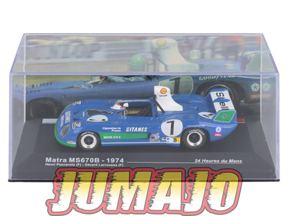 MS2 1/43 IXO Altaya 24H Le mans MATRA MS670B WINNER 1974 H.Pescarolo #7