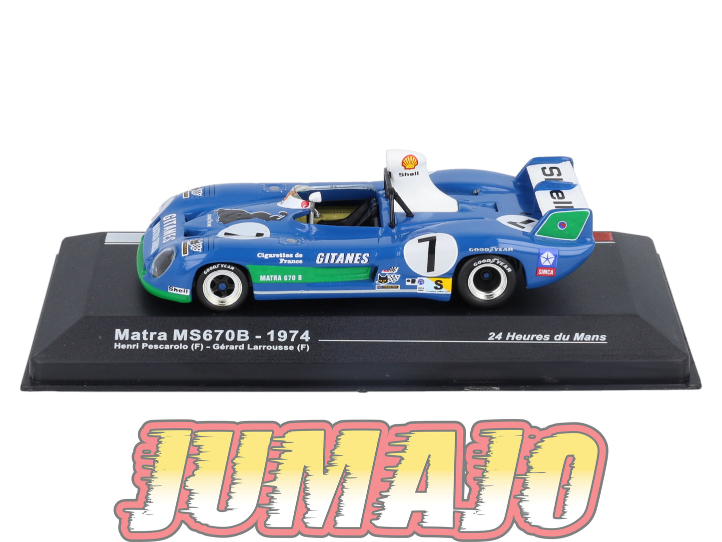 MS2 1/43 IXO Altaya 24H Le mans MATRA MS670B WINNER 1974 H.Pescarolo #7