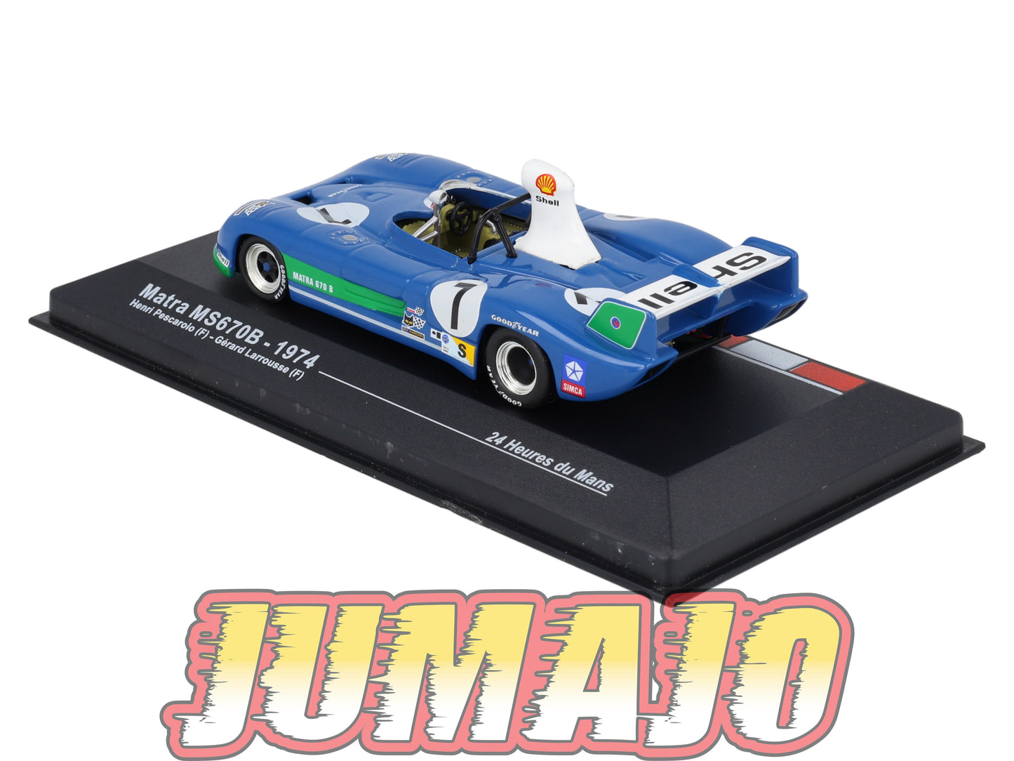 MS2 1/43 IXO Altaya 24H Le mans MATRA MS670B WINNER 1974 H.Pescarolo #7