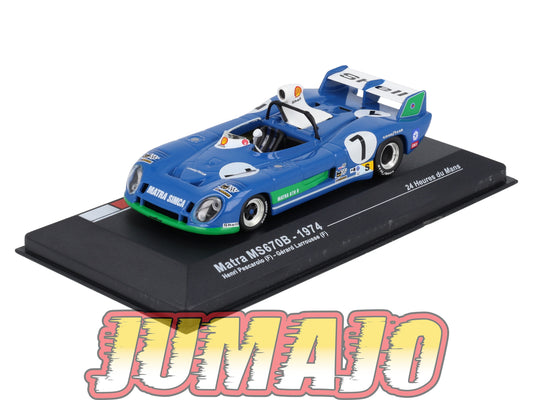 MS2 1/43 IXO Altaya 24H Le mans MATRA MS670B WINNER 1974 H.Pescarolo #7