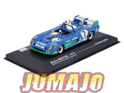 MS2 1/43 IXO Altaya 24H Le mans MATRA MS670B WINNER 1974 H.Pescarolo #7