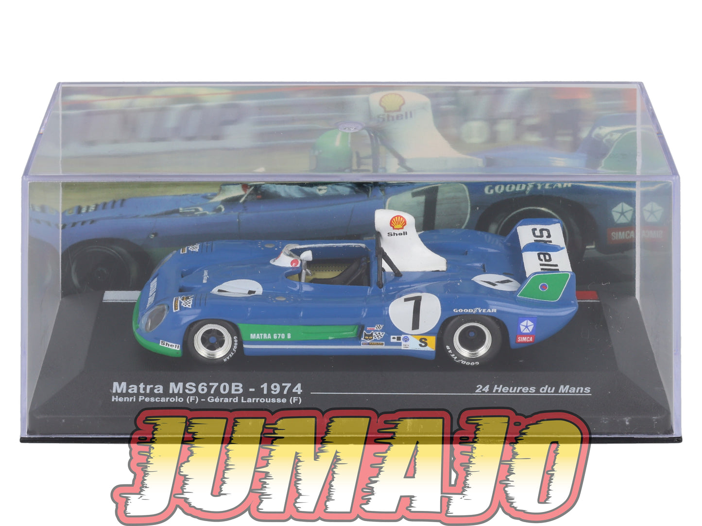 MS2 1/43 IXO Altaya 24H Le mans MATRA MS670B WINNER 1974 H.Pescarolo #7