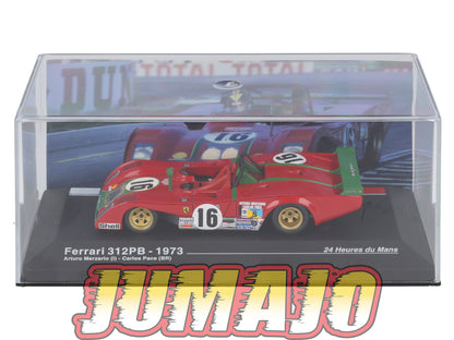 MS31 1/43 IXO Altaya 24H Du Mans FERRARI 312PB A.Merzario 1973 #16