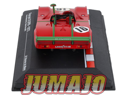 MS31 1/43 IXO Altaya 24H Du Mans FERRARI 312PB A.Merzario 1973 #16