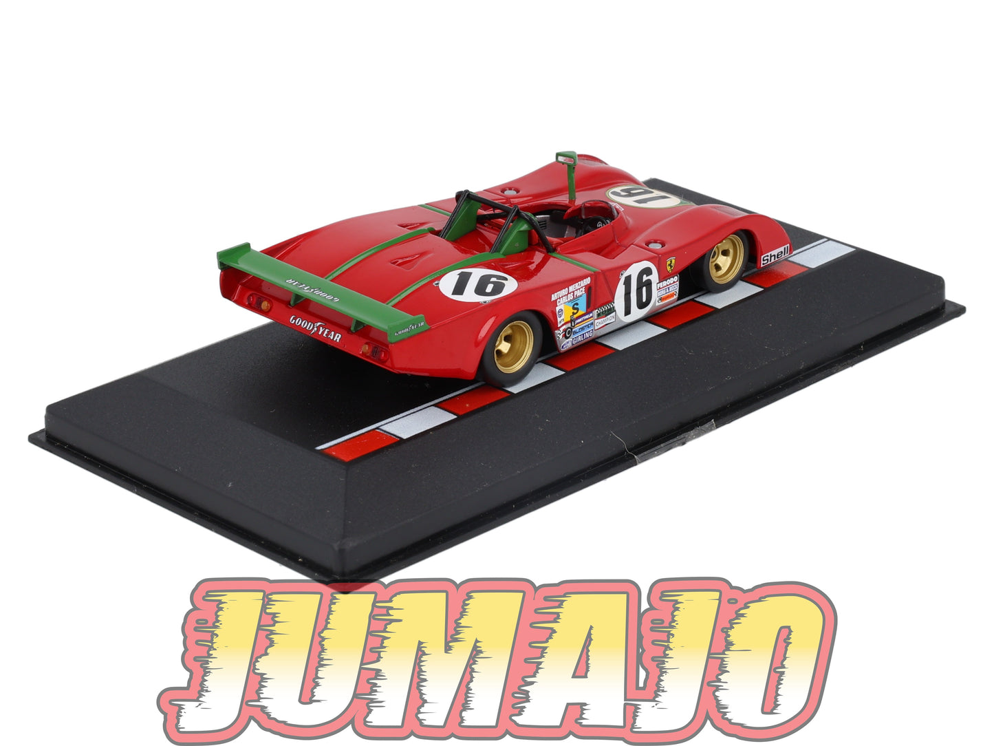 MS31 1/43 IXO Altaya 24H Du Mans FERRARI 312PB A.Merzario 1973 #16