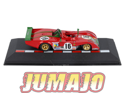 MS31 1/43 IXO Altaya 24H Du Mans FERRARI 312PB A.Merzario 1973 #16