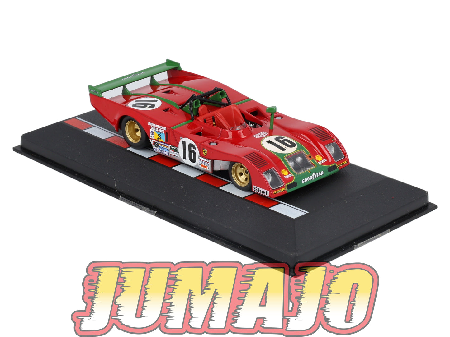 MS31 1/43 IXO Altaya 24H Du Mans FERRARI 312PB A.Merzario 1973 #16