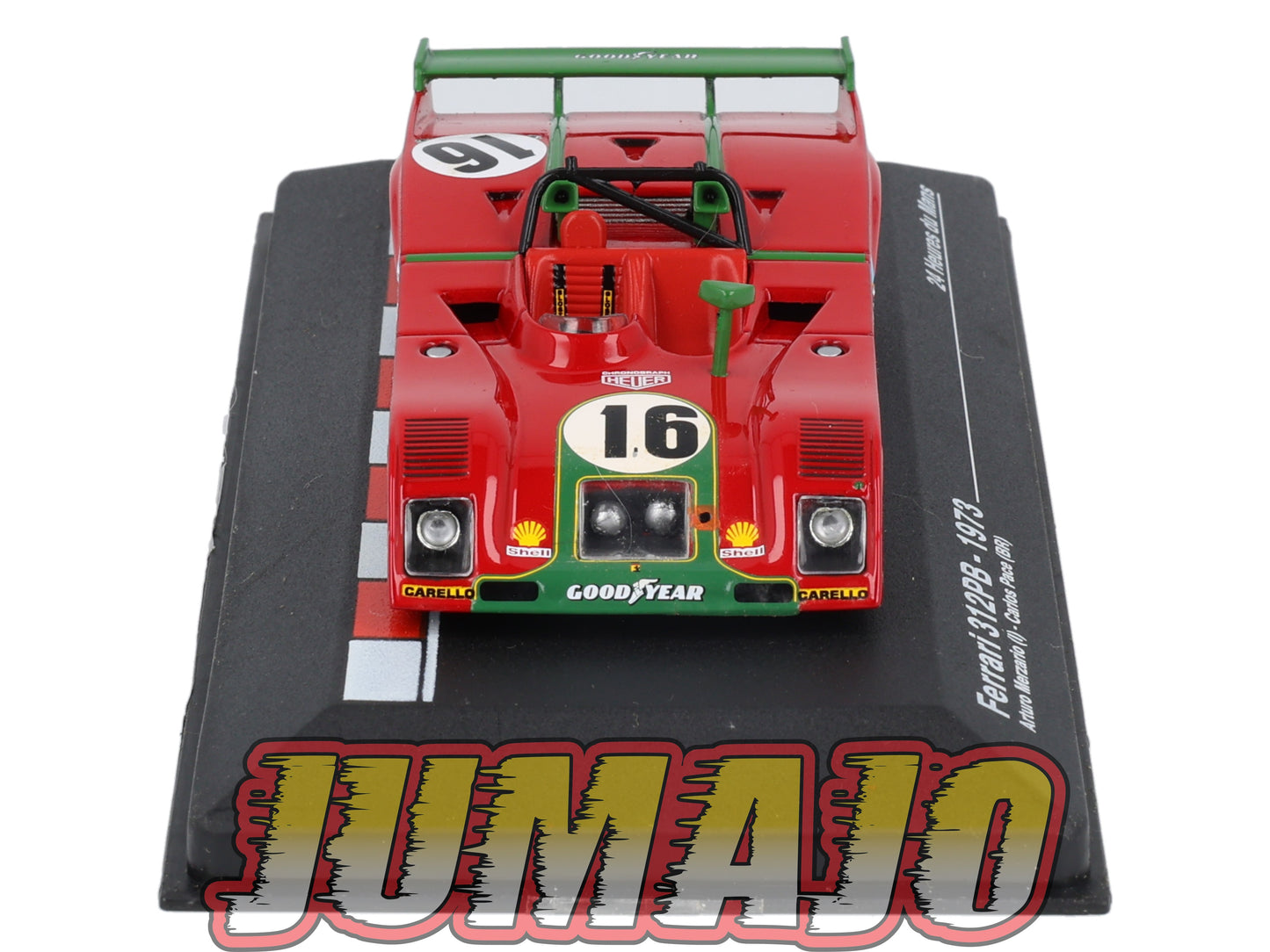 MS31 1/43 IXO Altaya 24H Du Mans FERRARI 312PB A.Merzario 1973 #16