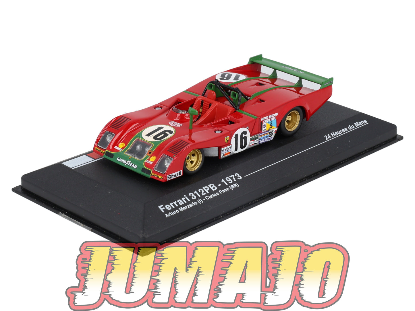 MS31 1/43 IXO Altaya 24H Du Mans FERRARI 312PB A.Merzario 1973 #16