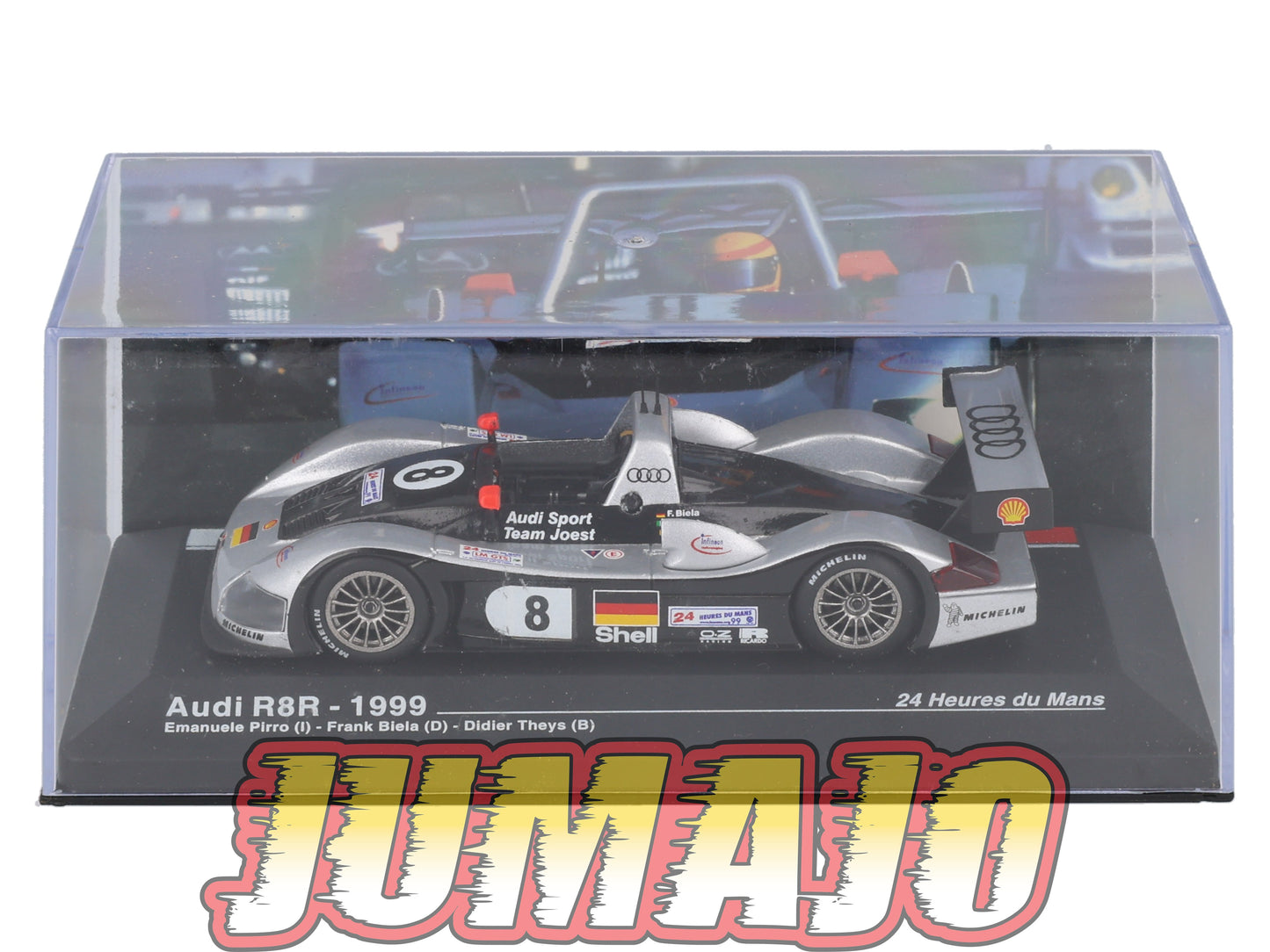 MS32 1/43 IXO Altaya 24H du Mans AUDI R8R 1999 E Pirro #8