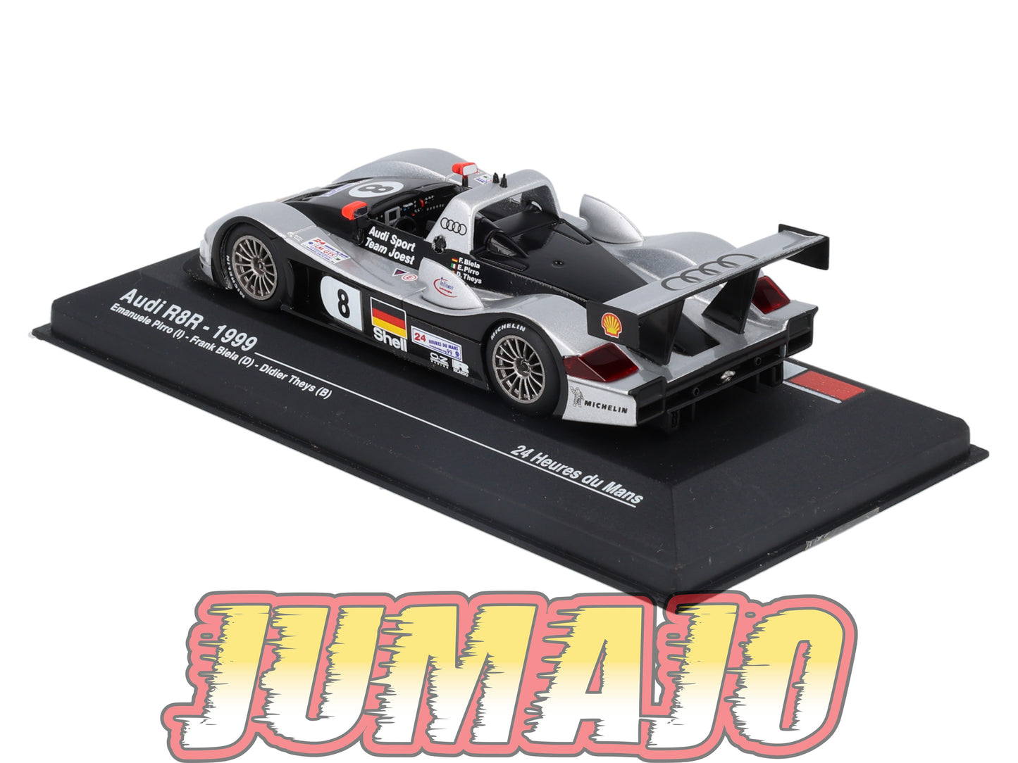 MS32 1/43 IXO Altaya 24H du Mans AUDI R8R 1999 E Pirro #8