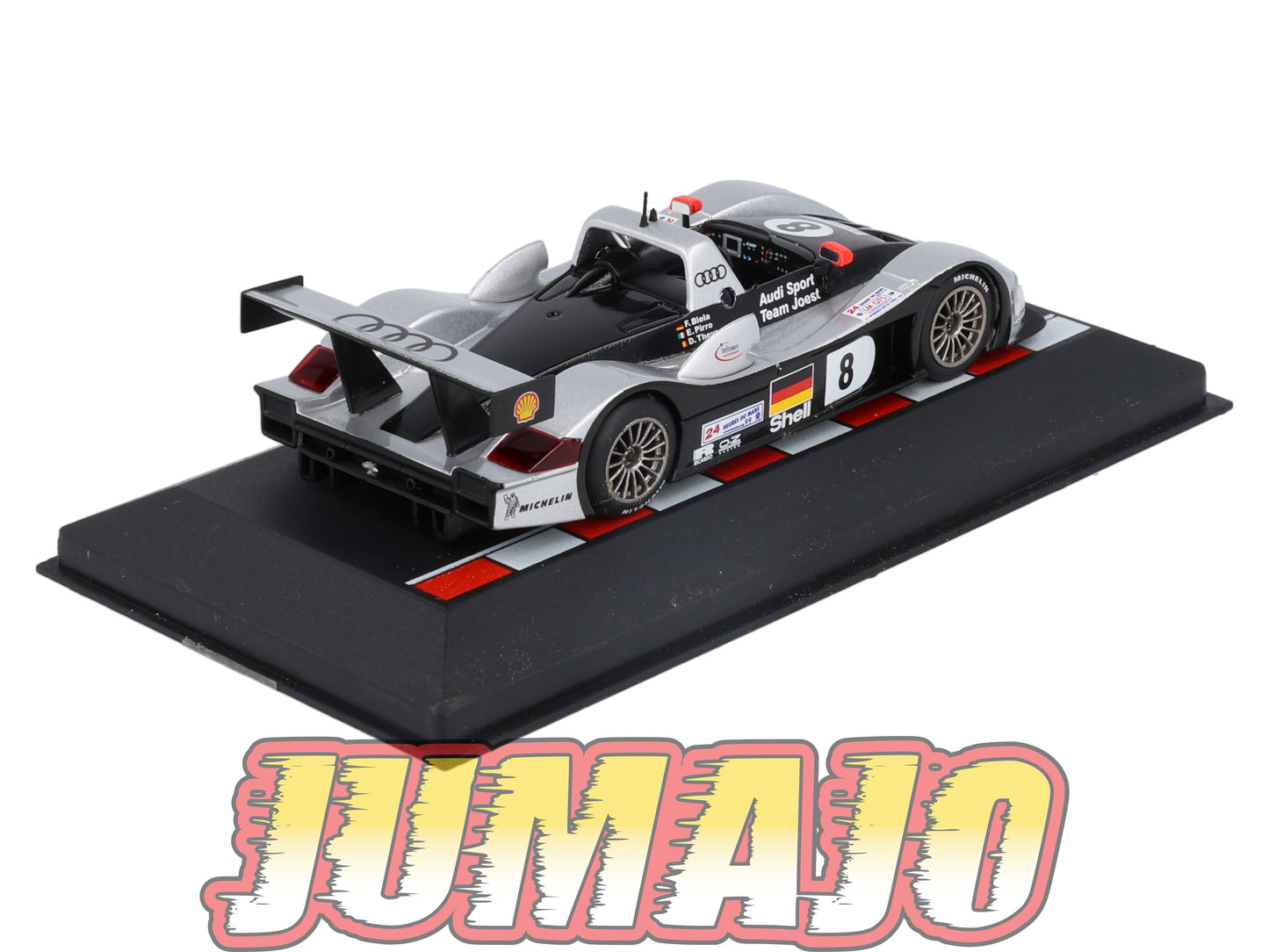 MS32 1/43 IXO Altaya 24H du Mans AUDI R8R 1999 E Pirro #8