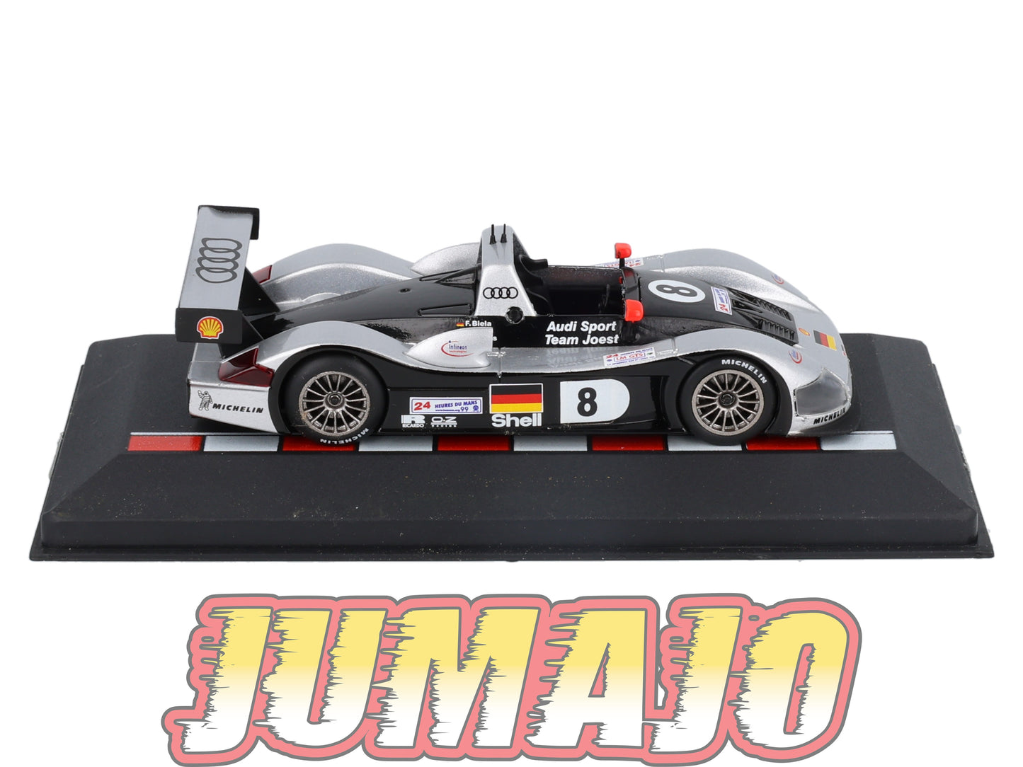 MS32 1/43 IXO Altaya 24H du Mans AUDI R8R 1999 E Pirro #8