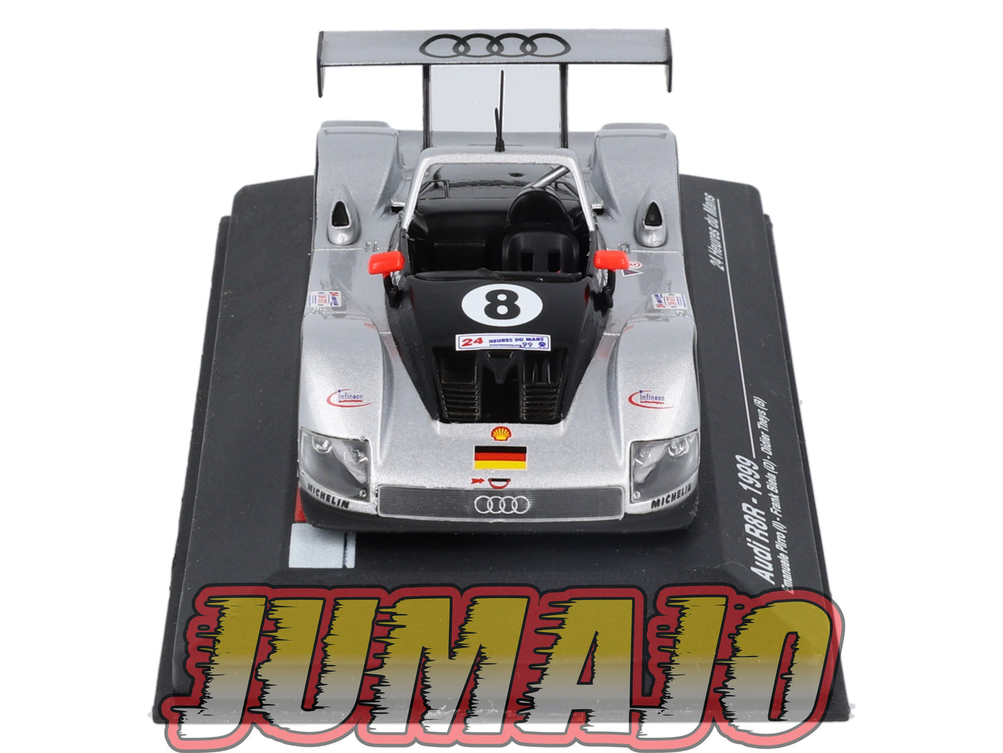 MS32 1/43 IXO Altaya 24H du Mans AUDI R8R 1999 E Pirro #8