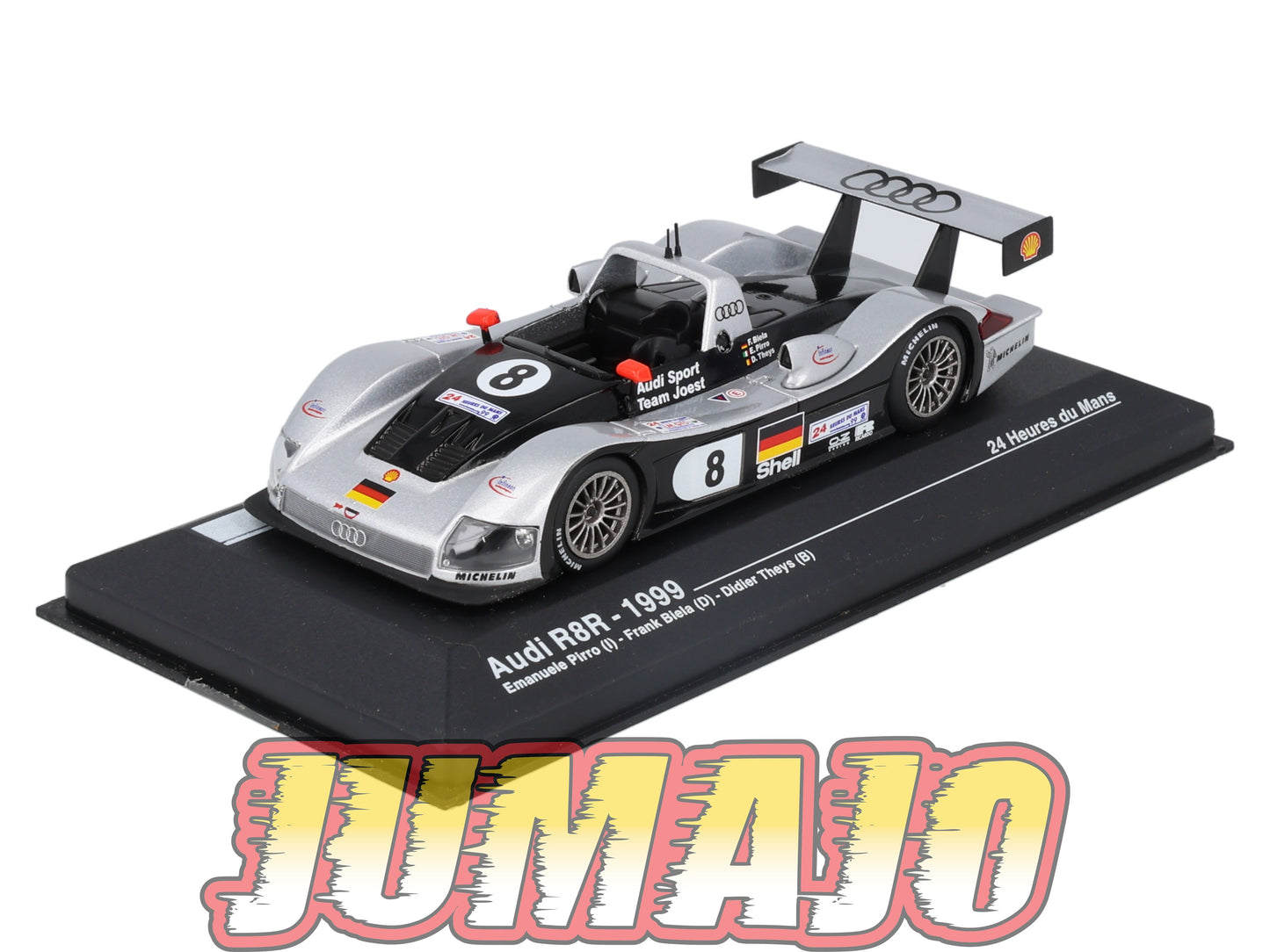 MS32 1/43 IXO Altaya 24H du Mans AUDI R8R 1999 E Pirro #8