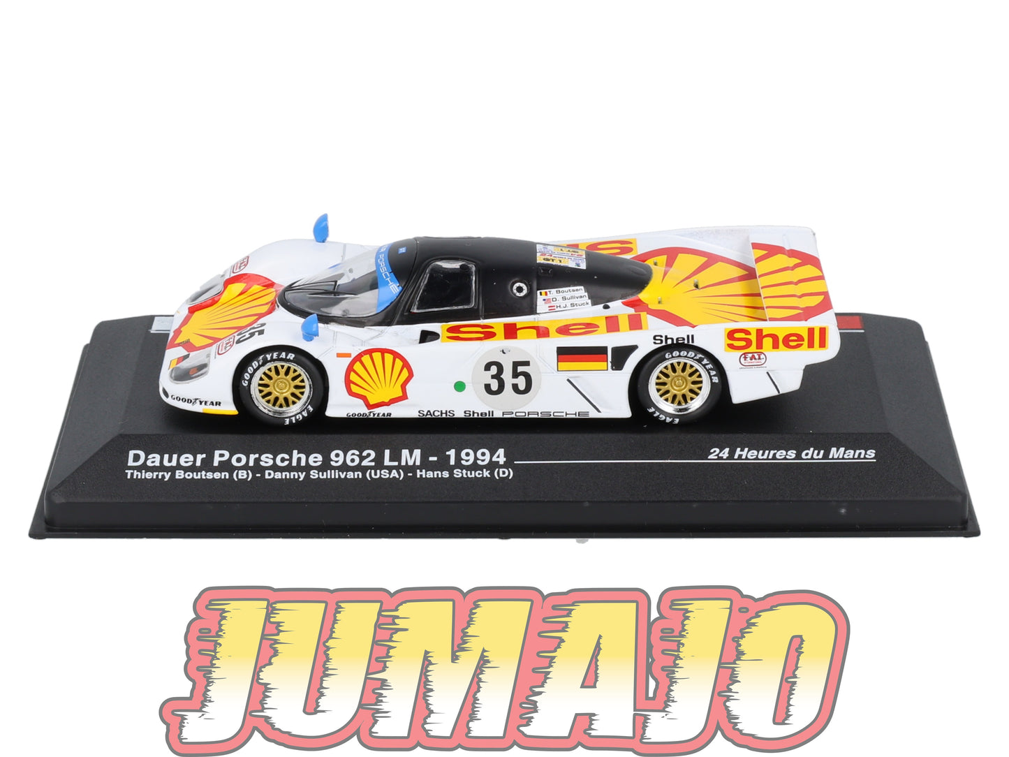 MS34 1/43 IXO Altaya 24H du Mans PORSCHE Dauer 962 LM T.Boutsen 1994 #35