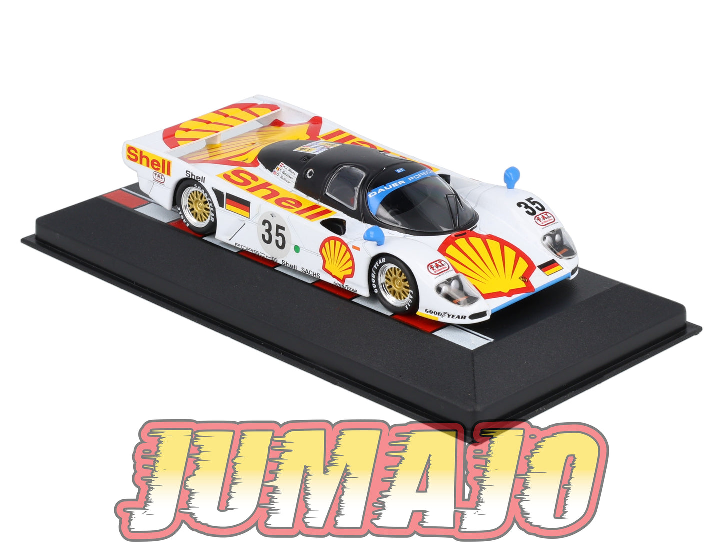 MS34 1/43 IXO Altaya 24H du Mans PORSCHE Dauer 962 LM T.Boutsen 1994 #35