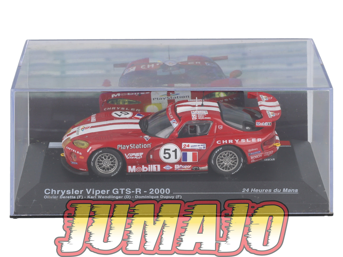 MS43 1/43 IXO Altaya 24H Le mans CHRYSLER Viper GTS-R 2000 O.Beretta #51