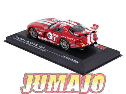 MS43 1/43 IXO Altaya 24H Le mans CHRYSLER Viper GTS-R 2000 O.Beretta #51