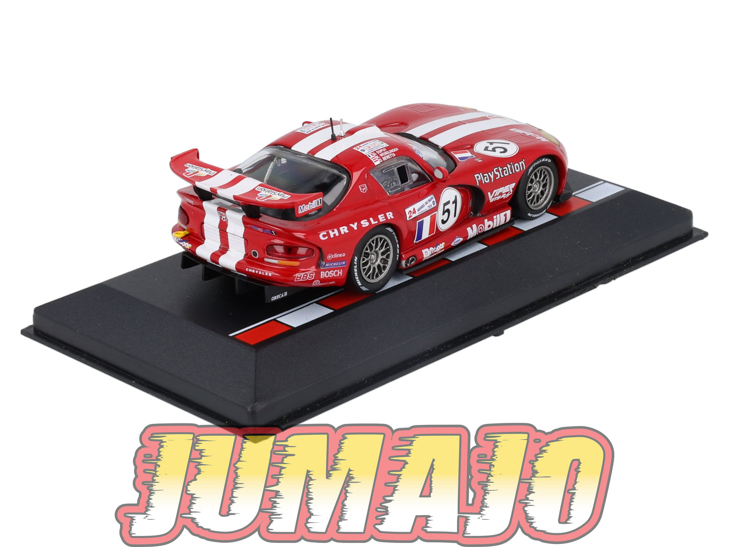 MS43 1/43 IXO Altaya 24H Le mans CHRYSLER Viper GTS-R 2000 O.Beretta #51