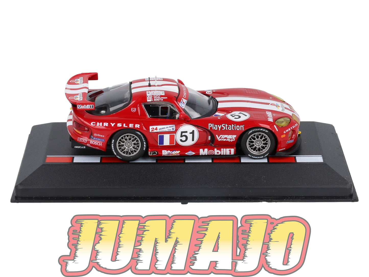 MS43 1/43 IXO Altaya 24H Le mans CHRYSLER Viper GTS-R 2000 O.Beretta #51