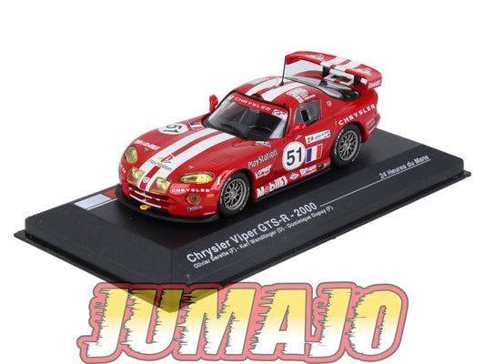 MS43 1/43 IXO Altaya 24H Le mans CHRYSLER Viper GTS-R 2000 O.Beretta #51