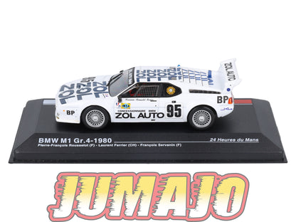 MS58 1/43 IXO Altaya 24H Du Mans BMW M1 Gr.4 Rousselot 1980 #95