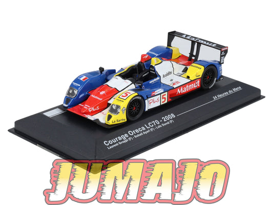 MS66 1/43 IXO Altaya 24H du Mans COURAGE Oreca LC70 2008 L.Groppi #5