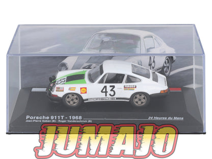 MS67 1/43 IXO Altaya 24H du Mans PORSCHE 911T J-P.Gaban 1968 #43