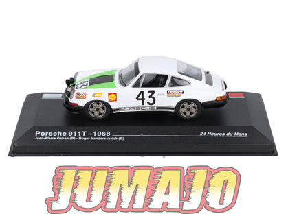 MS67 1/43 IXO Altaya 24H du Mans PORSCHE 911T J-P.Gaban 1968 #43