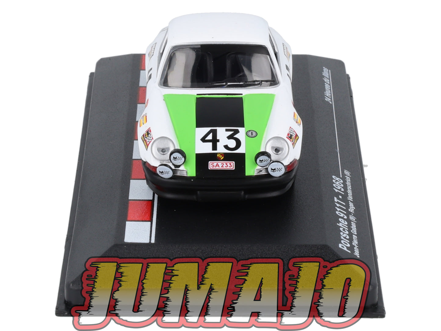 MS67 1/43 IXO Altaya 24H du Mans PORSCHE 911T J-P.Gaban 1968 #43