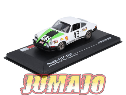 MS67 1/43 IXO Altaya 24H du Mans PORSCHE 911T J-P.Gaban 1968 #43