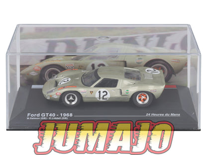 MS73 1/43 IXO Altaya 24H Du Mans FORD GT40 M.Salmon 1968 #12