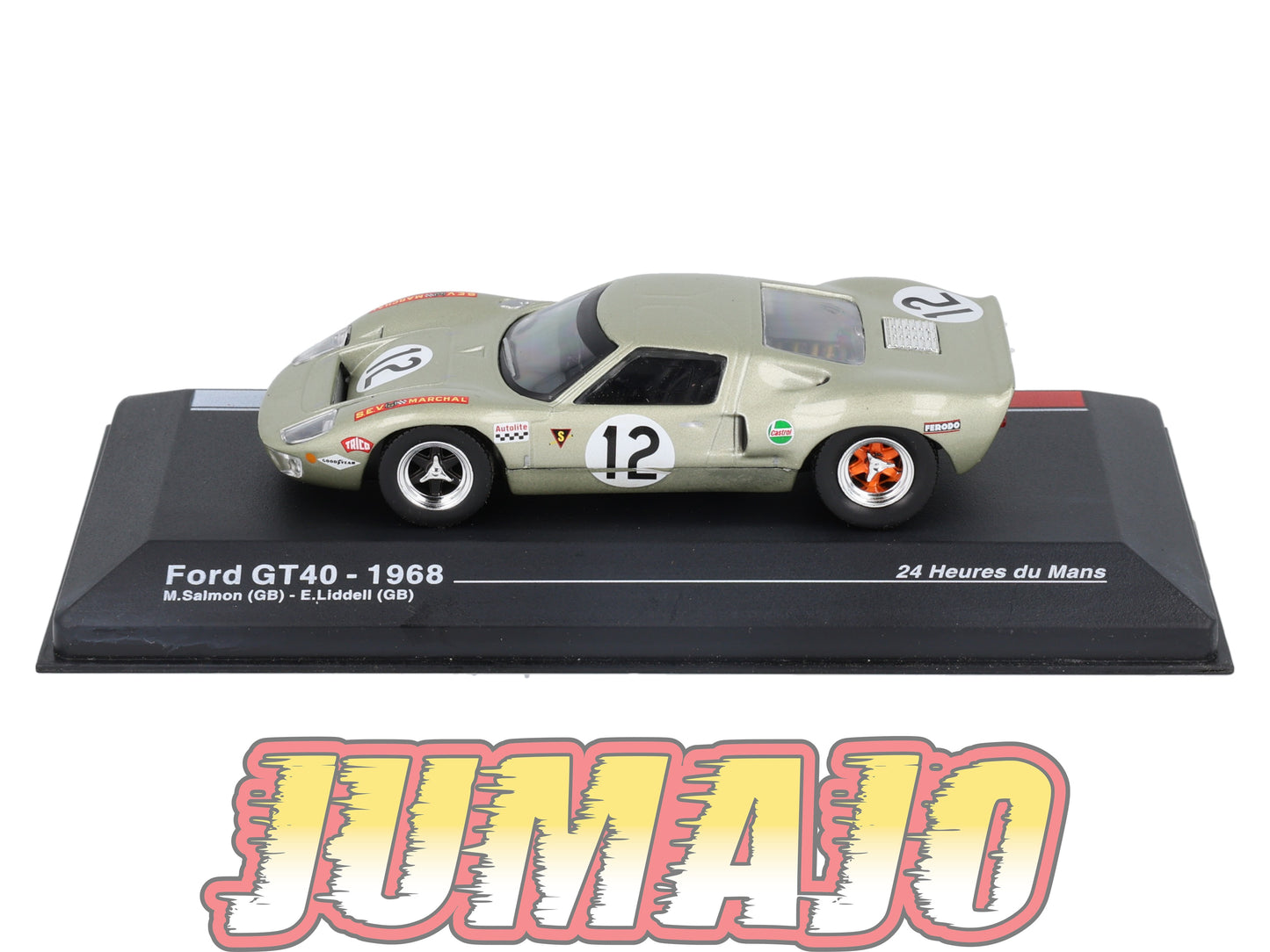 MS73 1/43 IXO Altaya 24H Du Mans FORD GT40 M.Salmon 1968 #12