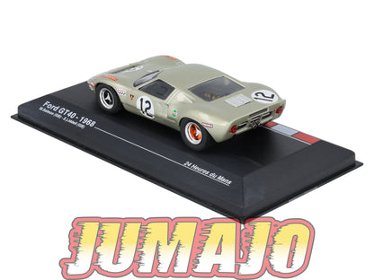 MS73 1/43 IXO Altaya 24H Du Mans FORD GT40 M.Salmon 1968 #12