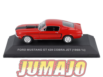 MUS15 Voiture 1/43 Altaya MUSTANG : FORD Mustang GT 428 Cobra jet 1968-½
