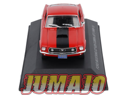 MUS15 Voiture 1/43 Altaya MUSTANG : FORD Mustang GT 428 Cobra jet 1968-½