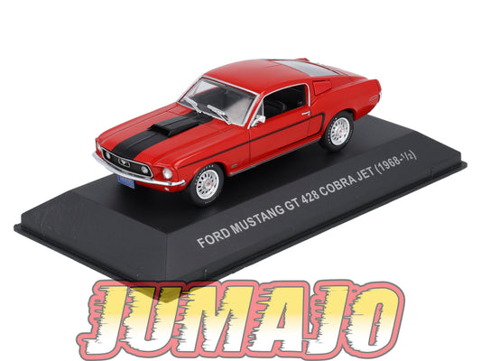 MUS15 Voiture 1/43 Altaya MUSTANG : FORD Mustang GT 428 Cobra jet 1968-½